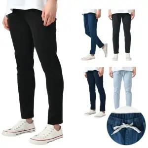 [핫코드]남자 청바지 일자핏 스판 빅사이즈 데님 6컬러 8001