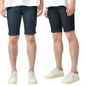 [핫코드]남자 스판 셀비지 생지 데님 5부 청반바지 2컬러 5152