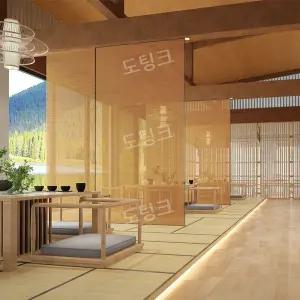 대나무 커튼 거실 레스토랑 롤러 블라인드 대나무발 발코니 차양 파티션 가림막 일본식