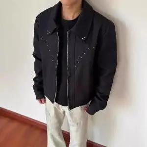 키체샵 남성용 바람막이 점퍼 봄가을 코트스타일 재킷 HO3