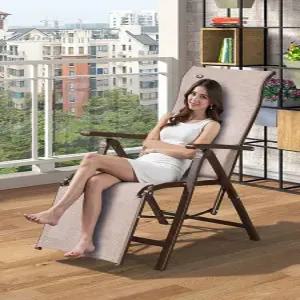 썬베드 체어 비치 선베드 카페 접이식 베드 안락의자 리클라이너 야외