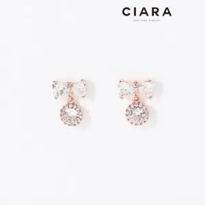 [씨아라]CIARA 14K Saviano 풀샤이닝 벨리본 귀걸이(GoldPlated)