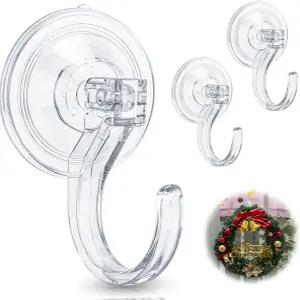 현관문용 안티비 2팩 흡입 화환 걸이 이스터 야외 창문 샤워용 재사용 문 최대 18파운드까지 보관 가능