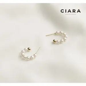 [씨아라]CIARA 16K Abruzzo 그레이프 볼포인트 진주 귀걸이(GoldPlated)