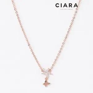 [씨아라]CIARA 14K Dairago 데이지 버터플라이 목걸이(GoldPlated)