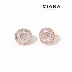 [씨아라]CIARA 14K Gorga 샹들리에 샤이닝 스톤 귀걸이(GoldPlated)