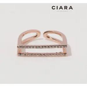 [씨아라]CIARA 14K Casoria 트윈 스틱라인 반지(GoldPlated)