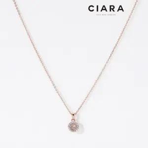 [씨아라]CIARA 14K Saviano 풀샤이닝 서클볼 목걸이(GoldPlated)