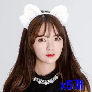 TBZ 파티장식용품 입체 양 헤어머리띠 x5개 여자헤어밴드