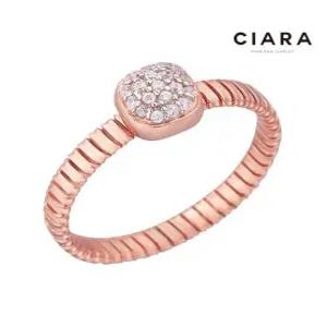 [씨아라]CIARA 14K Cesena 샤이닝스퀘어 반지(HQGoldPlated)