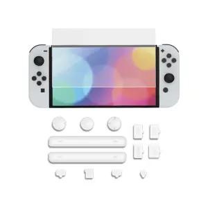닌텐도 스위치 OLED 먼지 마개 강화 유리 필름 세트게임기액정 보호