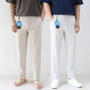 [엠클로]남자 여름 쿨 9부 정장 스판 남성 슬랙스 바지