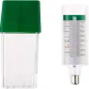 수은 프리 유리 구강 온도계 C/F