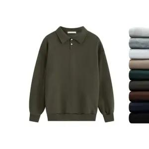 [엠클로]남자 오버핏 특양면 기모 카라 무지 맨투맨