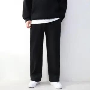 [엠클로]남자 빅사이즈 와이드 스판 밴딩 코튼 트레이닝 팬츠