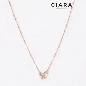 [씨아라]CIARA 14K Dairago 하프샤이닝 버터플라이 목걸이(GoldPlated)