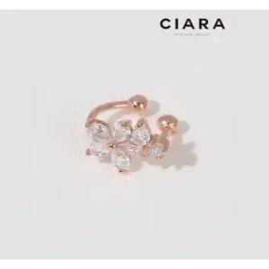 [씨아라]CIARA 14K Jenne 데이지플라워포인트 이어 커프스(GoldPlated)