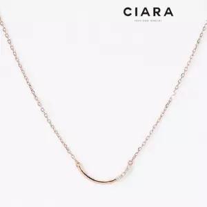 [씨아라]CIARA 14K Saviano 스마일 꽈뜨로스톤 목걸이(GoldPlated)