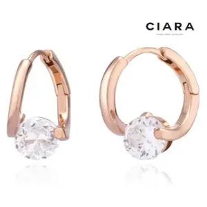 [씨아라]CIARA 14K Terni 스톤후크 원터치 귀걸이(GoldPlated)