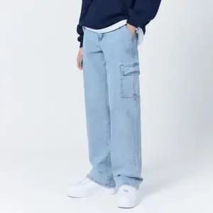 [탑보이][탑보이] 스판 카고 와이드 데님팬츠 (BN047)