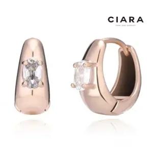 [씨아라]CIARA 14K Terni 스톤링 원터치 귀걸이(GoldPlated)