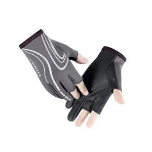 TBZ 3컷 낚시 논슬립 방수 장갑(그레이)