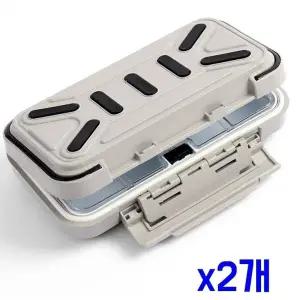 TBZ 방수 양면 낚시용품 태클박스 A(그레이) x2개