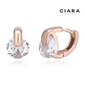 [씨아라]CIARA 14K Campania D스톤 포인트 원터치 귀걸이(GoldPlated)