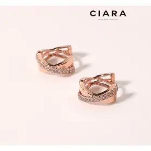 [씨아라]CIARA 14K Trieste 리버스엑스크로스 귀걸이(GoldPlated)