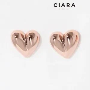 [씨아라]CIARA 14K Colico 러블리 빅하트 귀걸이(SilverPin)