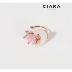 [씨아라]CIARA 14K Ariccia 자개포인트 문스타 이어 커프스(GoldPlated)