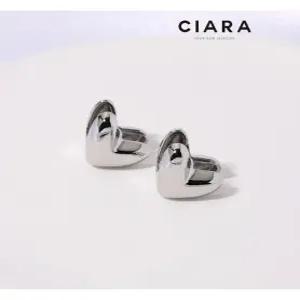 [씨아라]CIARA 14K Maissana 불륭업 빅하트 원터치 귀걸이(GoldPlated)