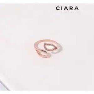 [씨아라]CIARA 14K Trieste 리버스리프 반지(GoldPlated)