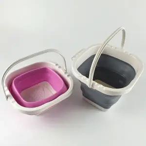 대용량 물감 사각 물통 미술 물통 미술 접이식 물통 접이식물통