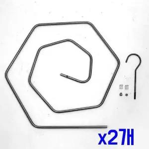 TBZ 공간활용 회오리구조 이불 건조대(육각형) x2개