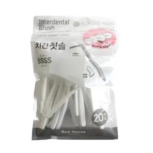 TBZ 덴탈 프리미엄 치간칫솔 L형 20P (SSSS) 0.4mm