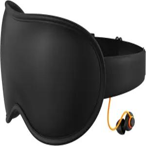 조절 가능한 스트랩이 있는 가벼운 차단 수면 마스크 3D 남성과 여성을 위한 측면 침목 친화적 여행용 안압