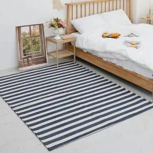 TBZ 시어서커 러그 스프라이트 네이비 170x230cm