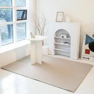 TBZ 시어서커 러그 심플 베이지 150x200