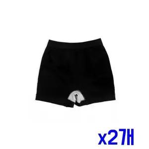 TBZ 여성 팬티 일체형 속바지(Free) (블랙) x2개