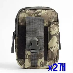 TBZ 허리벨트 보조 밀리터리 가방(그레이픽셀) x2개