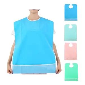 키밍 방수 노인용 간병 턱받이 앞치마 간병용품 65CM NfD3+2gTD