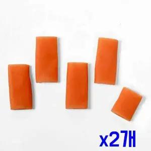 TBZ 손가락 실리콘 보호 오픈형 커버 5p세트 (피치) x2개