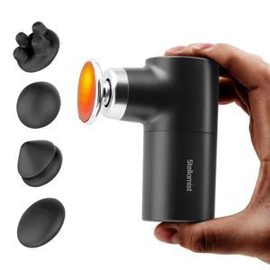 열이 있는 스텔라미스트 미니 마사지 건, 깊은 조직 운동선수용 4개가 휴대용 타악기 근육 마사지기