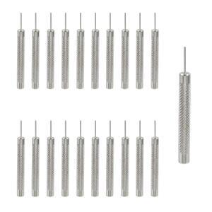 T Tulead 시계 펀치 바늘 밴드 20개 핀 도구 제조기 링크 팩 0.8mm 제거 수리 제거기
