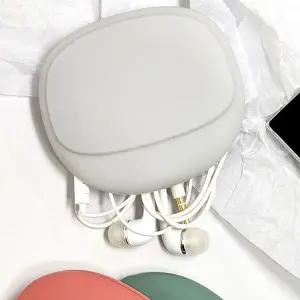 [하프클럽/알티피아]충전선 정리용 실리콘 파우치 이어폰 케이스 전선