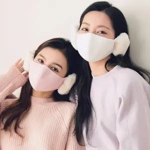 TBZ 토끼털귀마개마스크 방한마스크 귀마개 겨울마스크