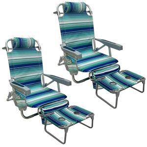 접이식 캠핑 테이블이 있는 WKFAMOUT 백팩 의자 평평한 야외용 단열 라운지 비치 쿨러백과 2팩 홀더가 알루미늄 5포