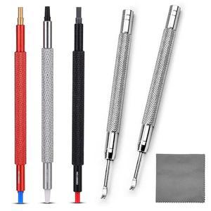 TICFROG 시계 손 수리 도구 키트, 손목시계 세트 플런저 제조업체 3PCS 누름기, 제거, 초침 미닛 레버 풀러