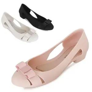 [카미엣뮤즈]리본 젤리 플랫_KM24s087